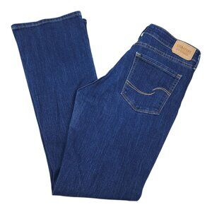 Signature By Levi Strauss Mid-Rise Bootcut Jeans Womens Size 8 Dark Wash Stretch